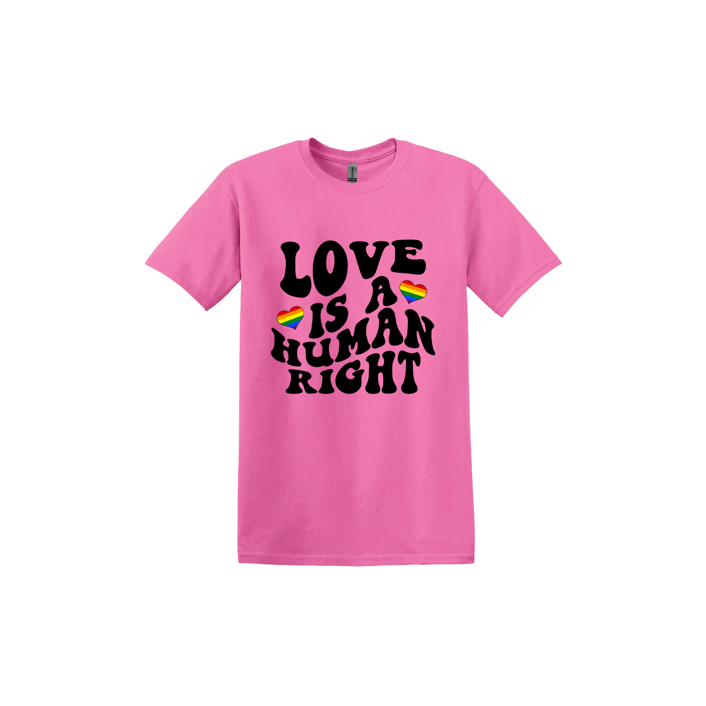 "Love is a Human Right" Unisex T-Shirt