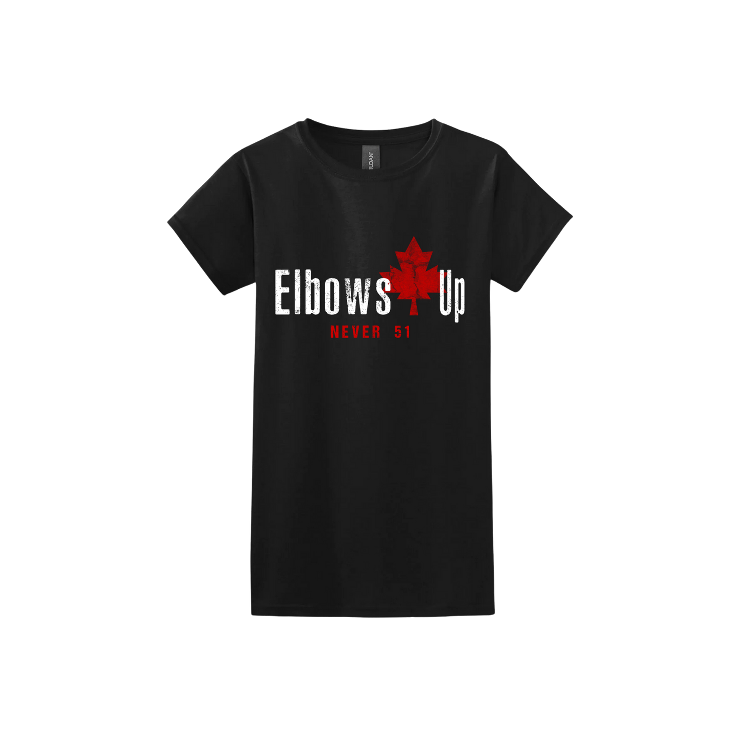 "Elbows Up, Never 51" Women's T-Shirt