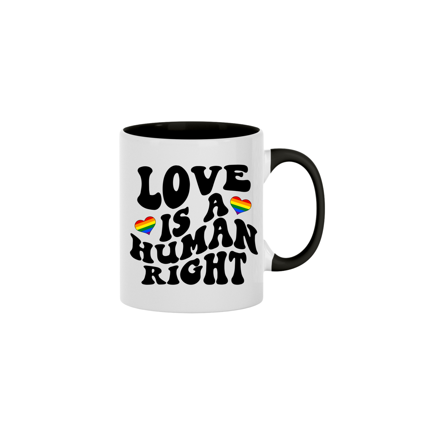 "Love is a Human Right" Mug