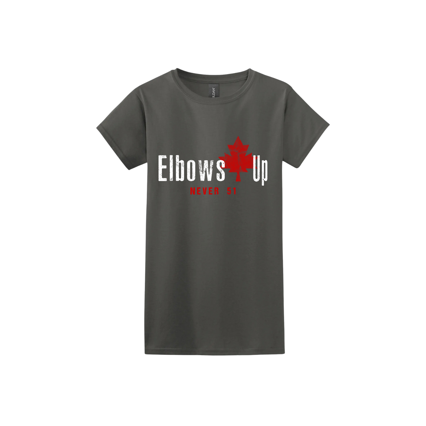 "Elbows Up, Never 51" Women's T-Shirt