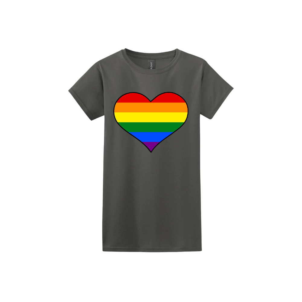 Rainbow Heart Women's T-Shirt