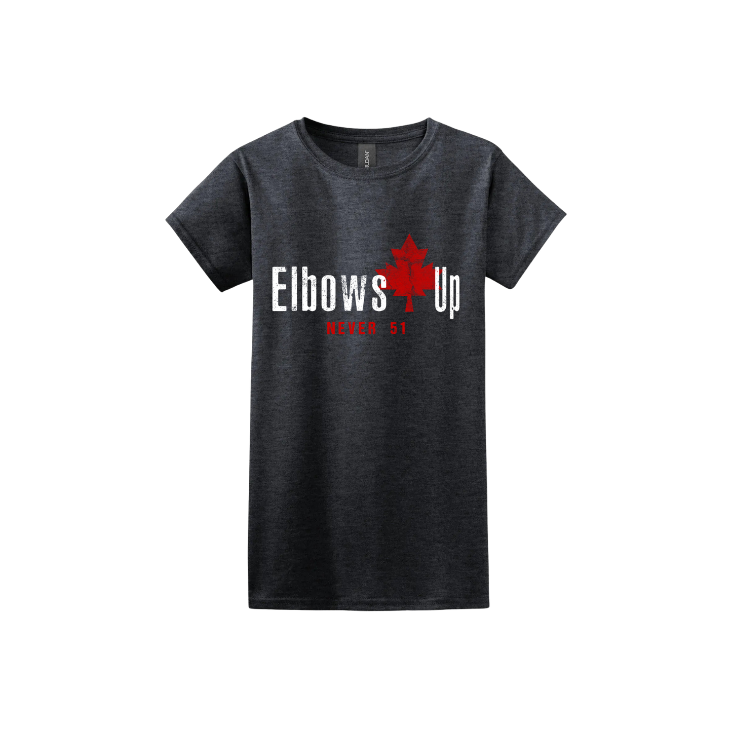 "Elbows Up, Never 51" Women's T-Shirt