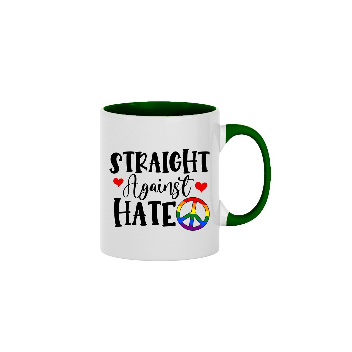 "Straight Against Hate" Mug