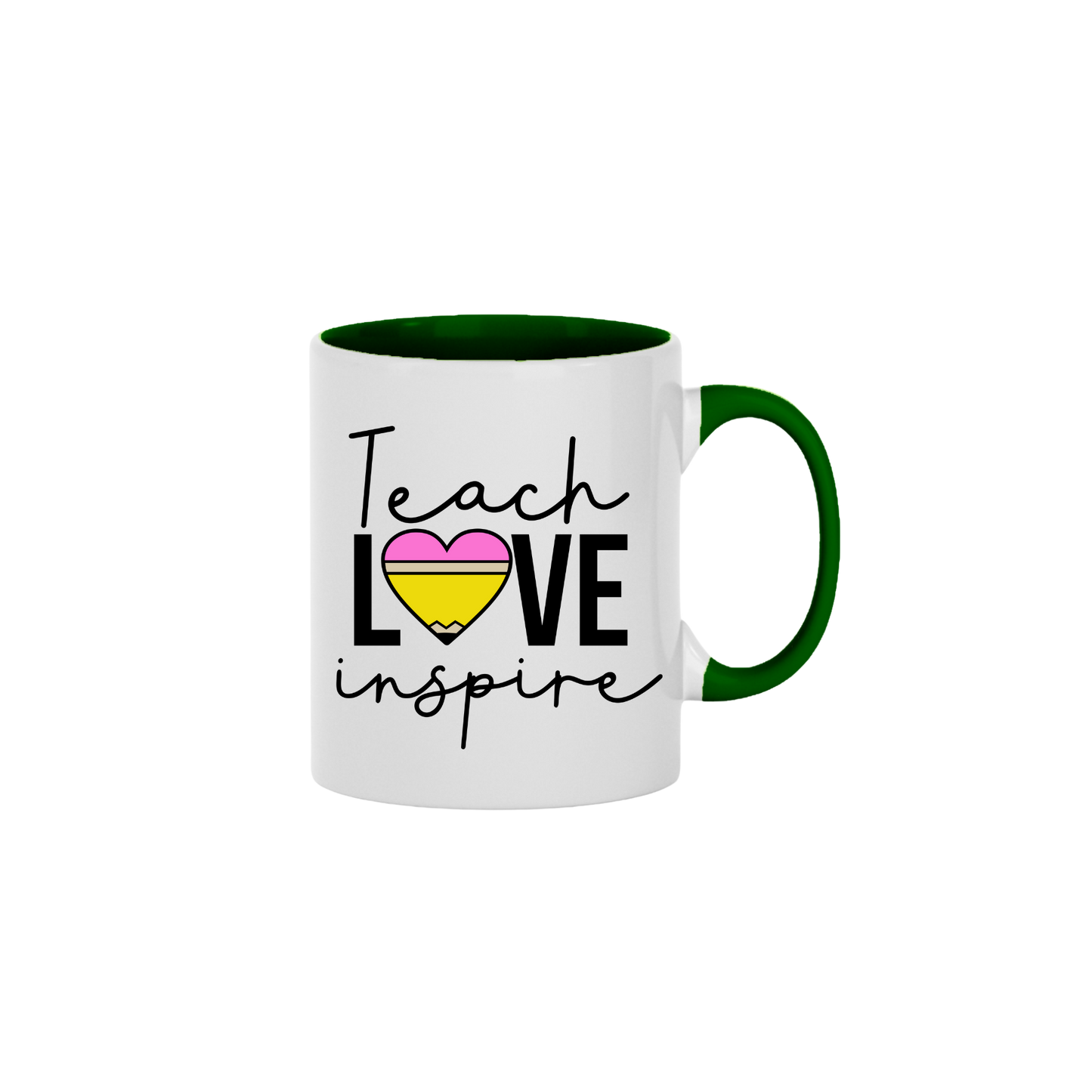 "Teach, Love, Inspire" Mug