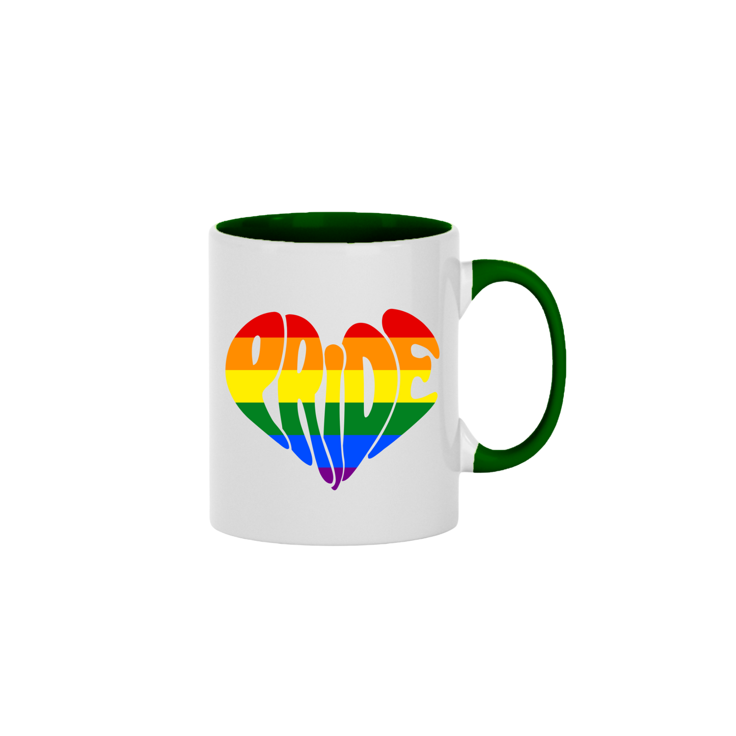 "Pride" Heart Mug