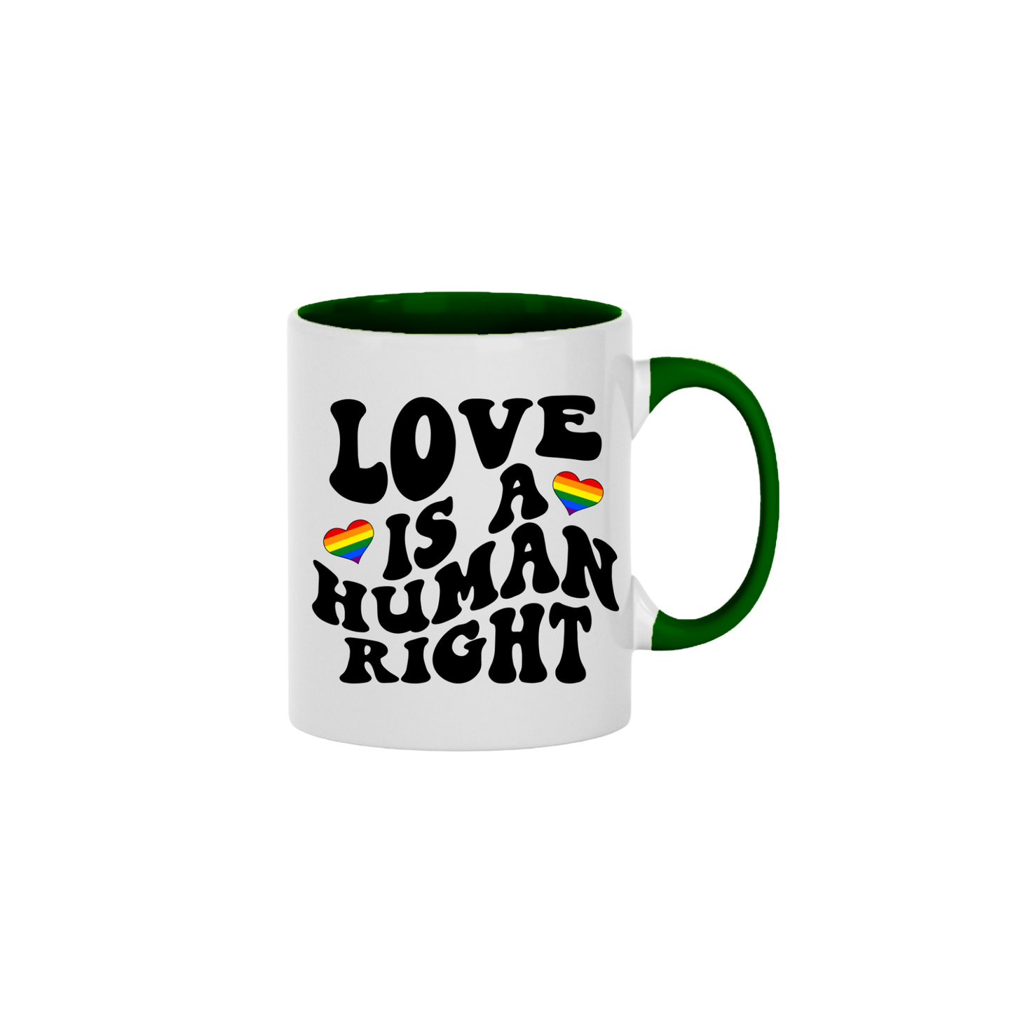 "Love is a Human Right" Mug