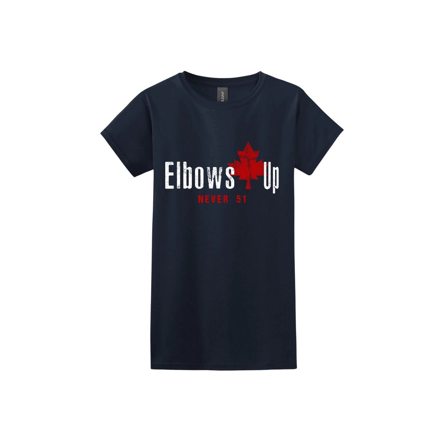 "Elbows Up, Never 51" Women's T-Shirt