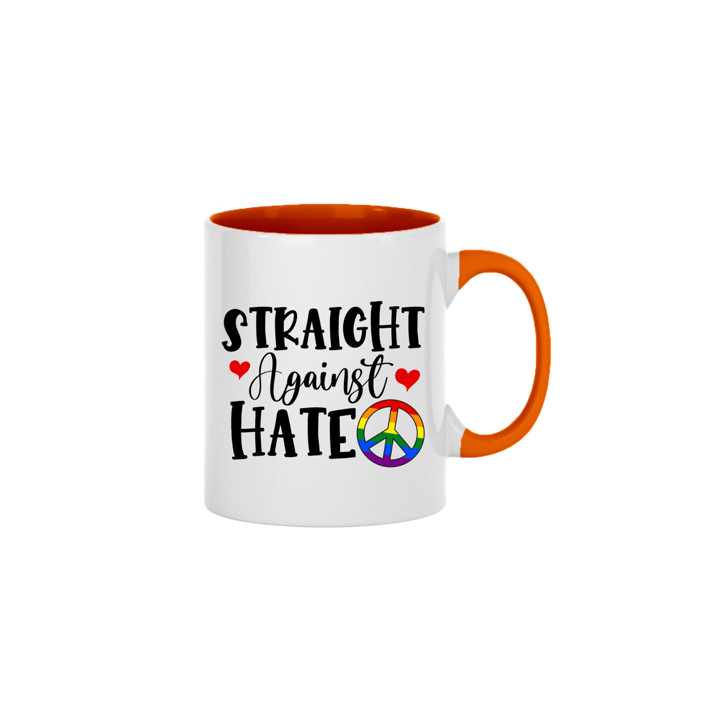 "Straight Against Hate" Mug
