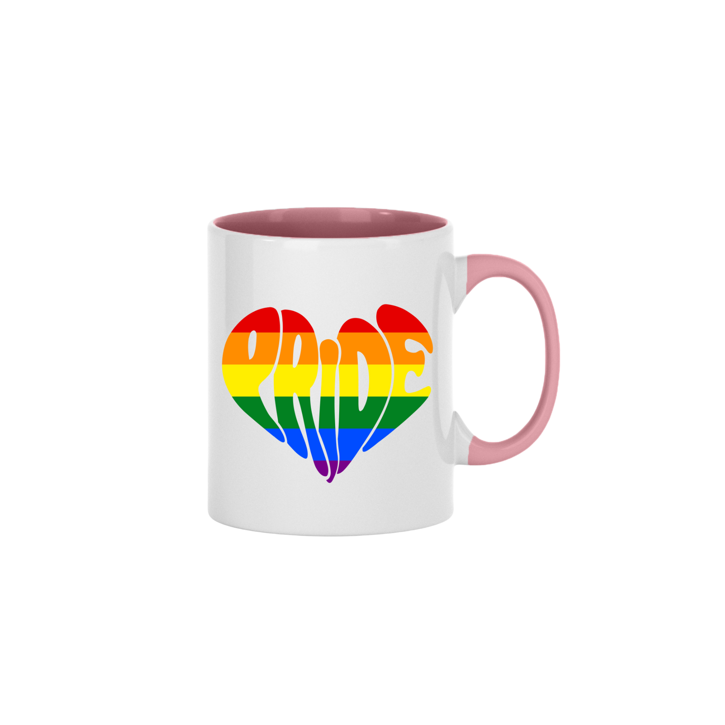 "Pride" Heart Mug