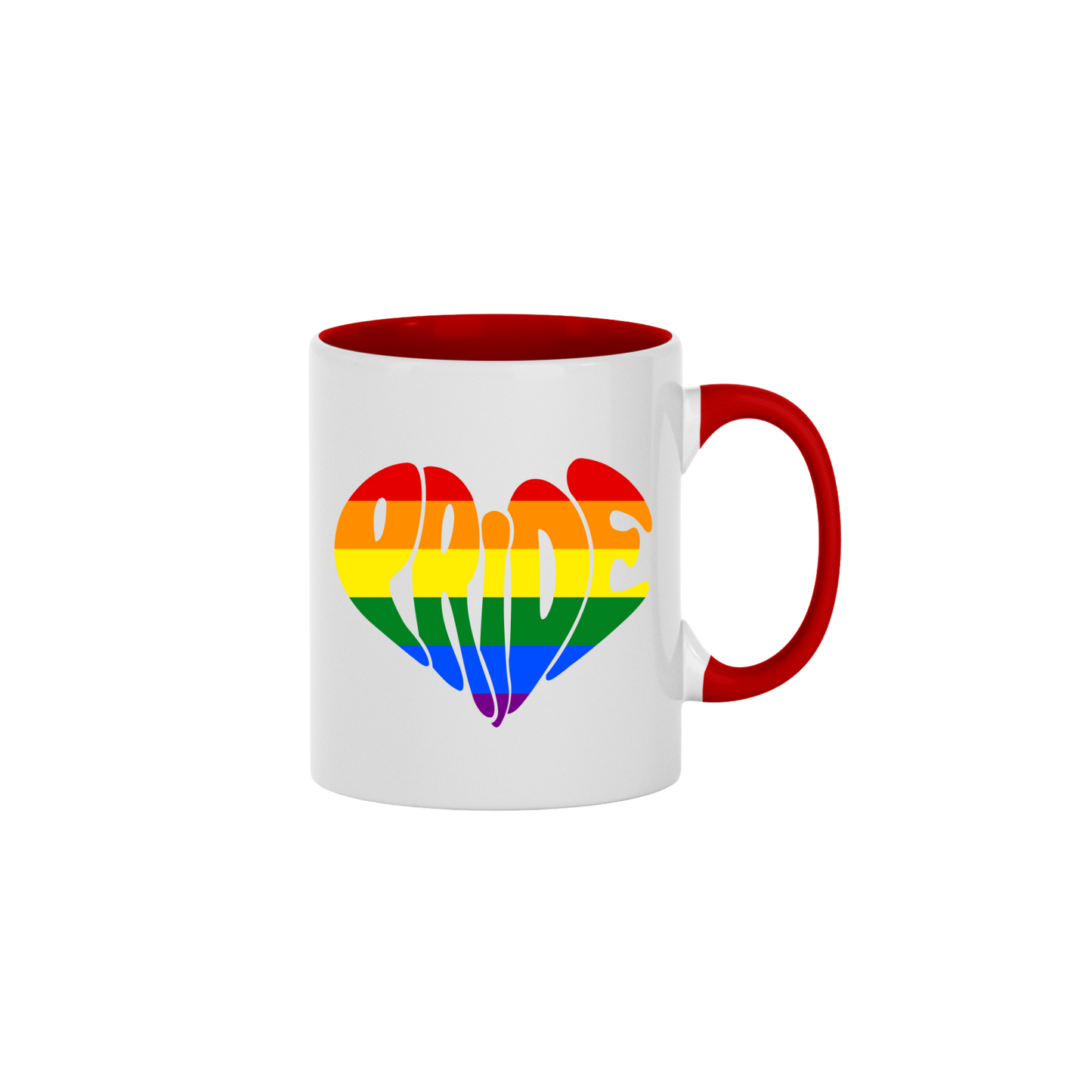 "Pride" Heart Mug