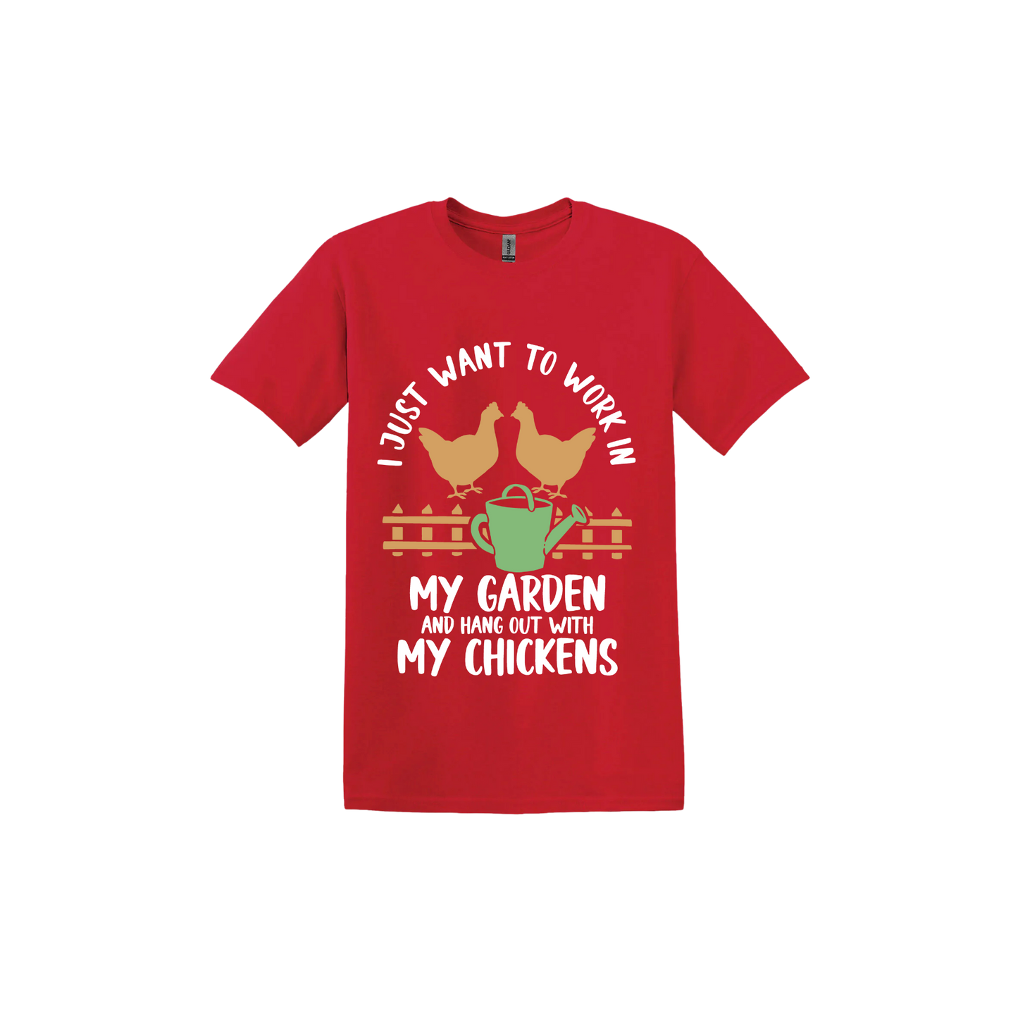 "Hangout With My Chickens" Garden Unisex T-Shirt