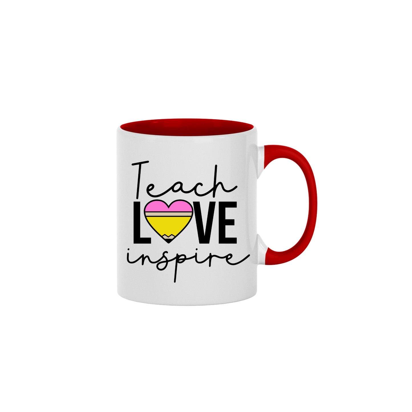 "Teach, Love, Inspire" Mug