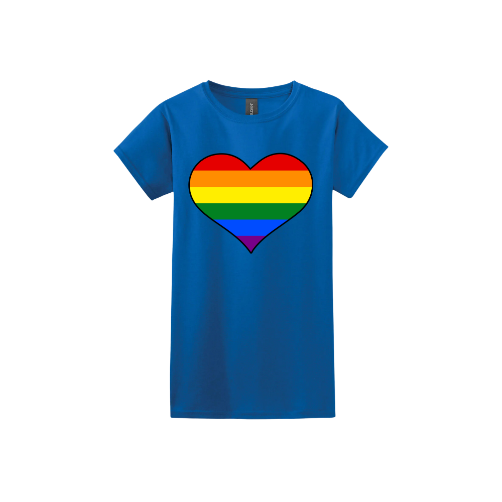 Rainbow Heart Women's T-Shirt