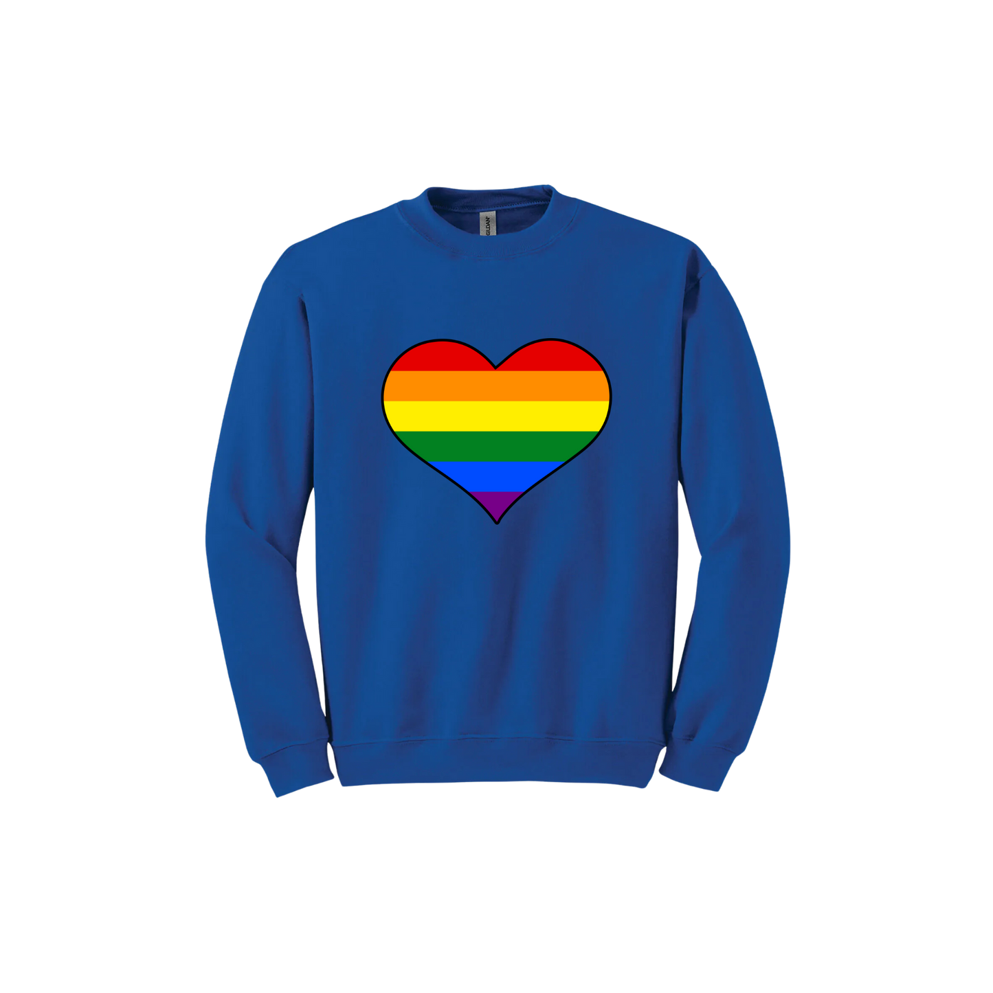 Rainbow Heart Unisex Sweatshirt