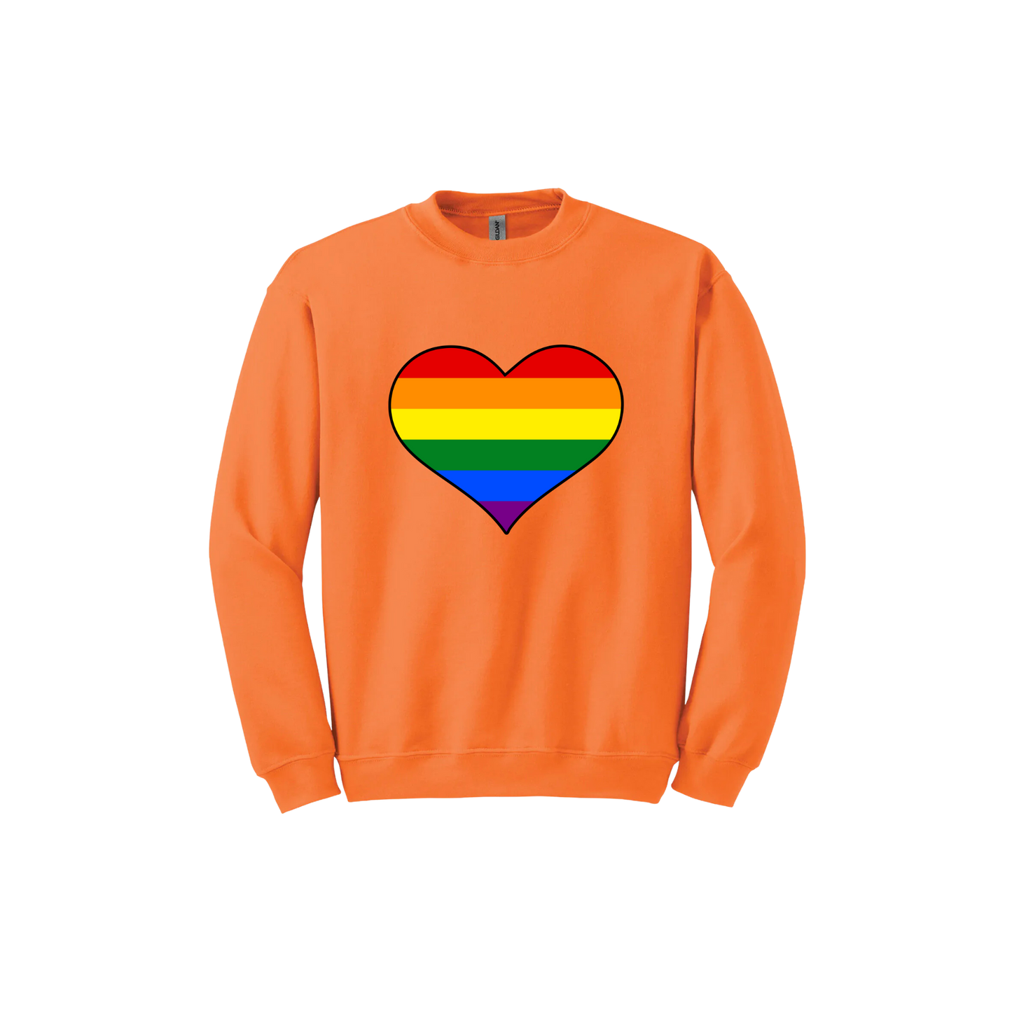 Rainbow Heart Unisex Sweatshirt