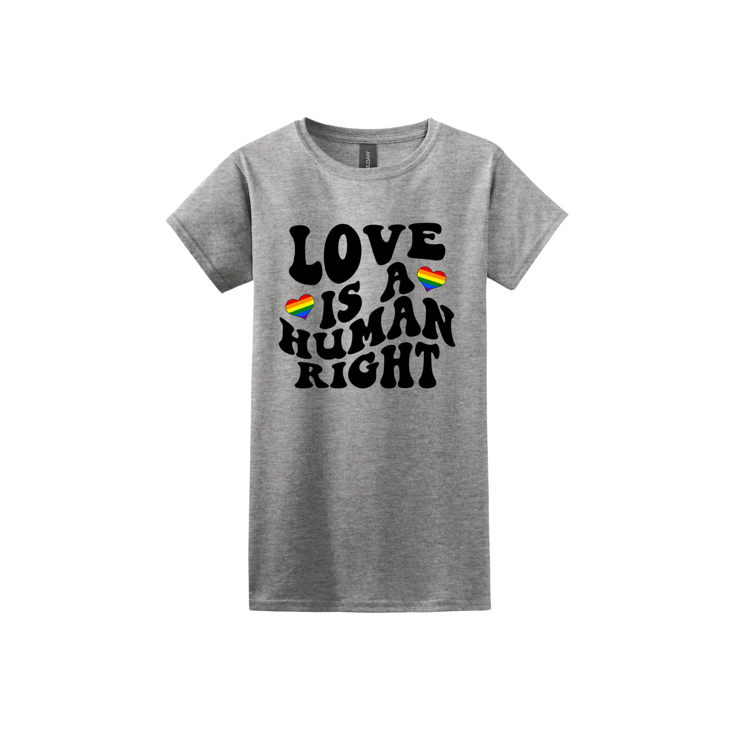 "Love is a Human Right" Women's T-Shirt