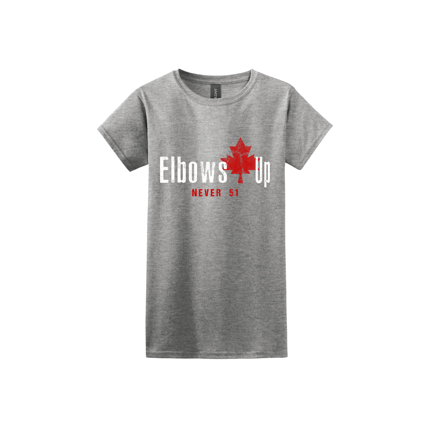 "Elbows Up, Never 51" Women's T-Shirt