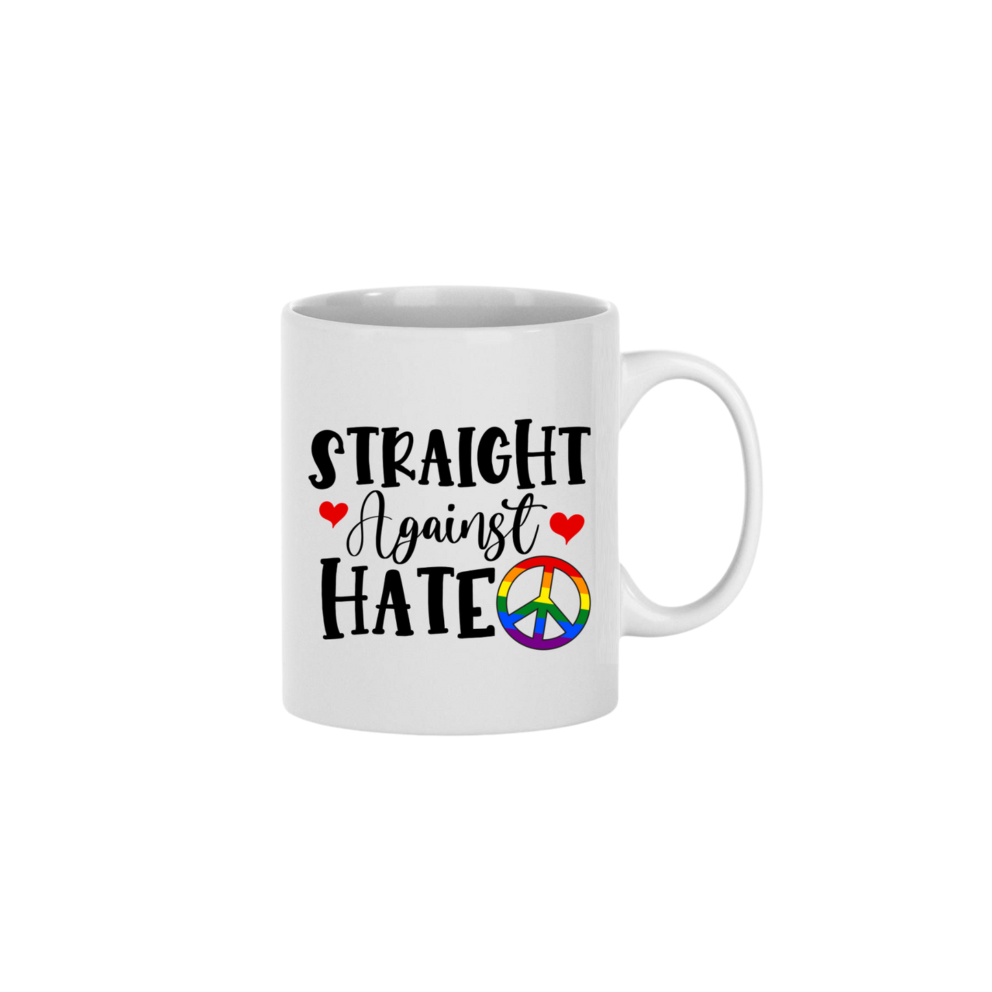 "Straight Against Hate" Mug