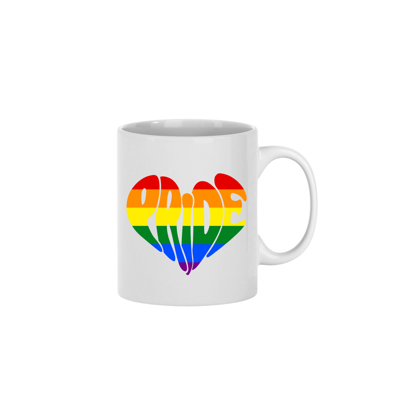 "Pride" Heart Mug