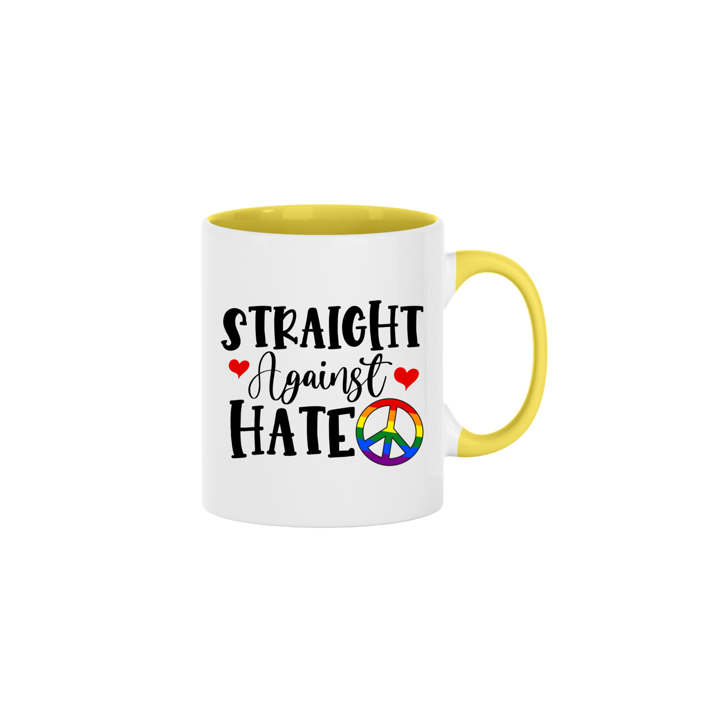 "Straight Against Hate" Mug