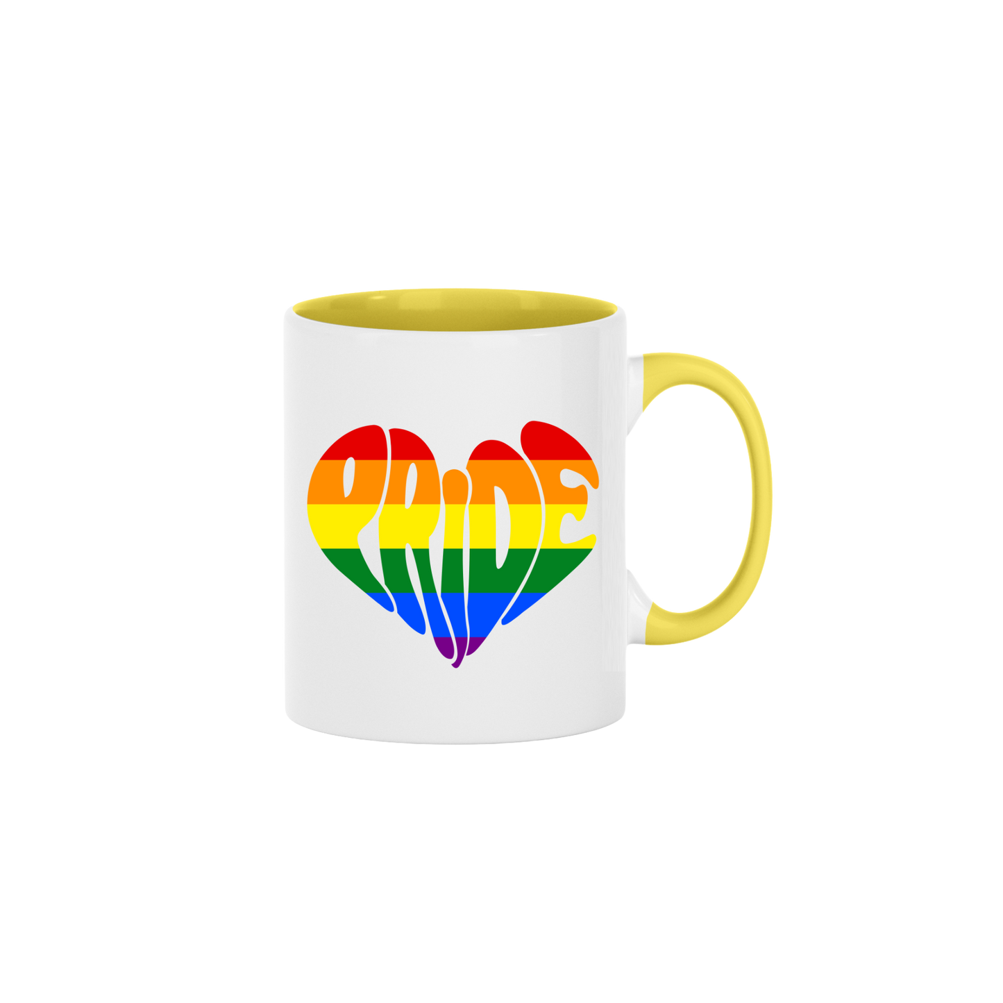 "Pride" Heart Mug
