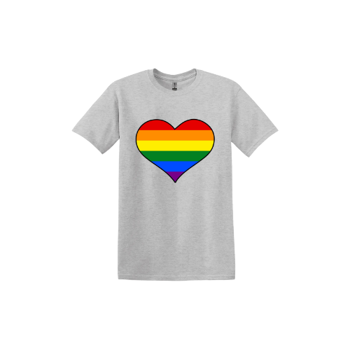 Rainbow Heart Unisex T-Shirt