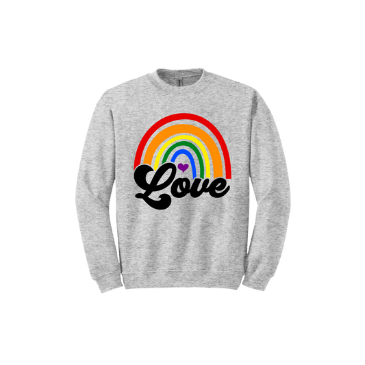 "Love" Pride Unisex Sweatshirt