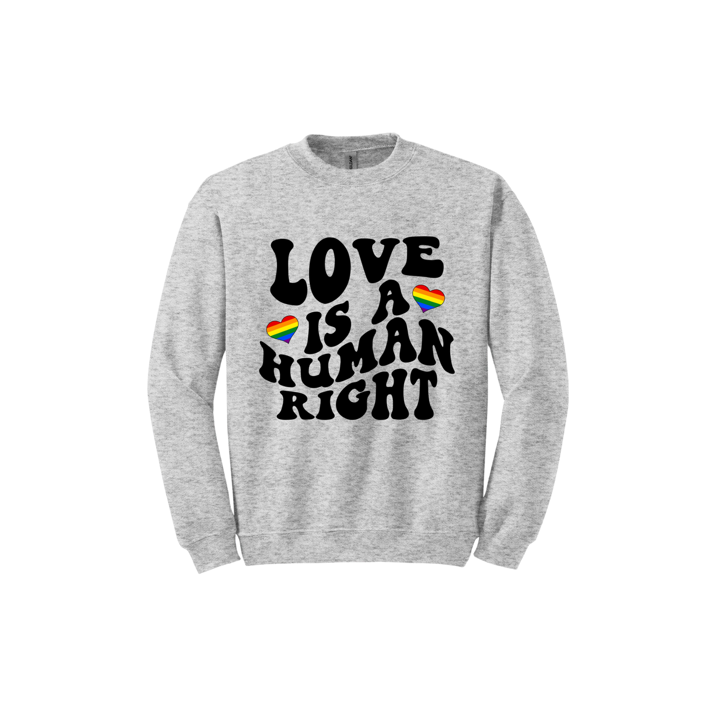 "Love is a Human Right" Unisex Sweatshirt
