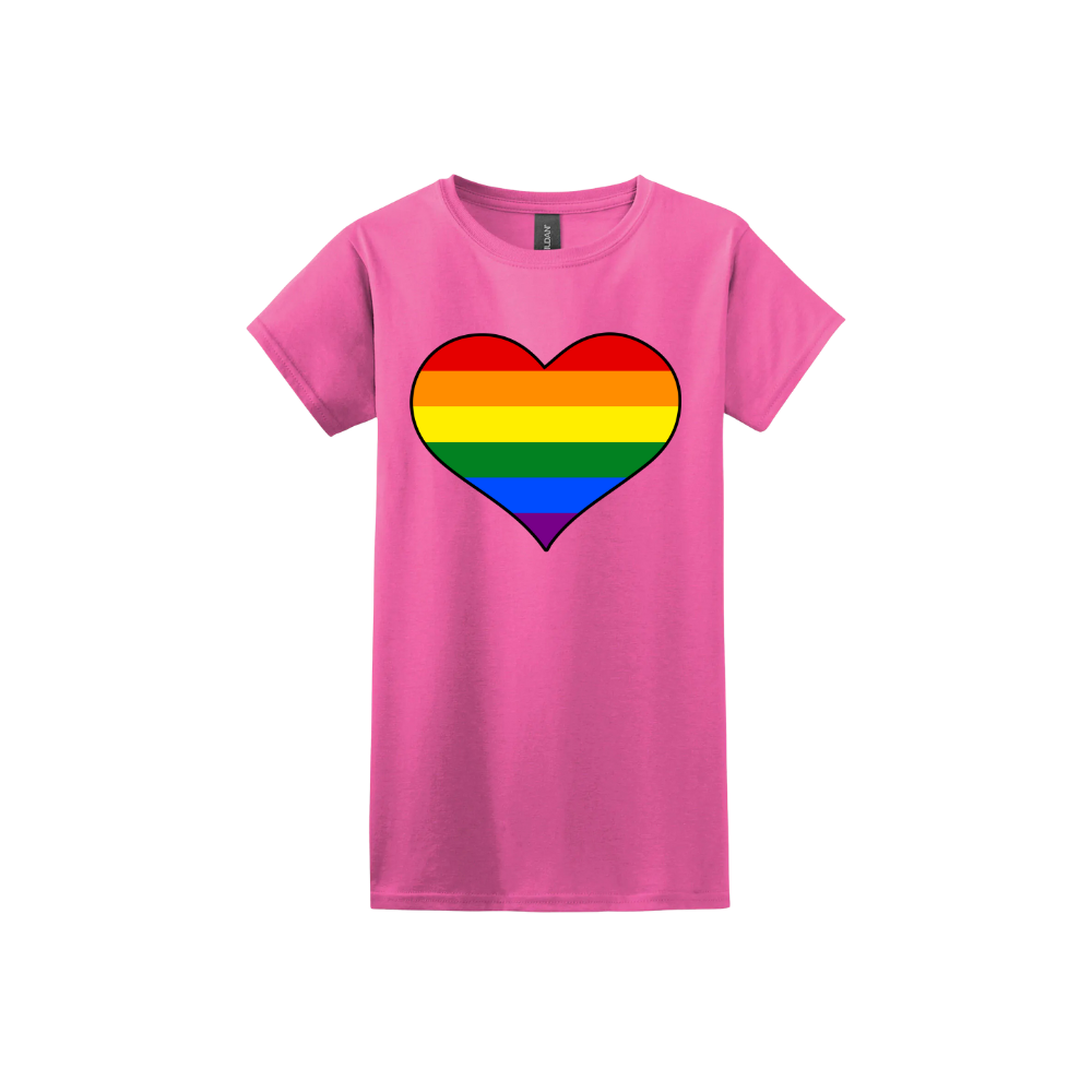 Rainbow Heart Women's T-Shirt