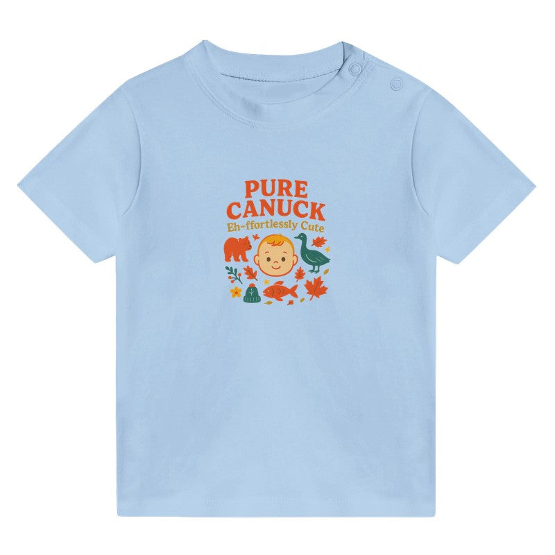 Pure Canuck – “Eh-ffortlessly Cute” Baby Tee