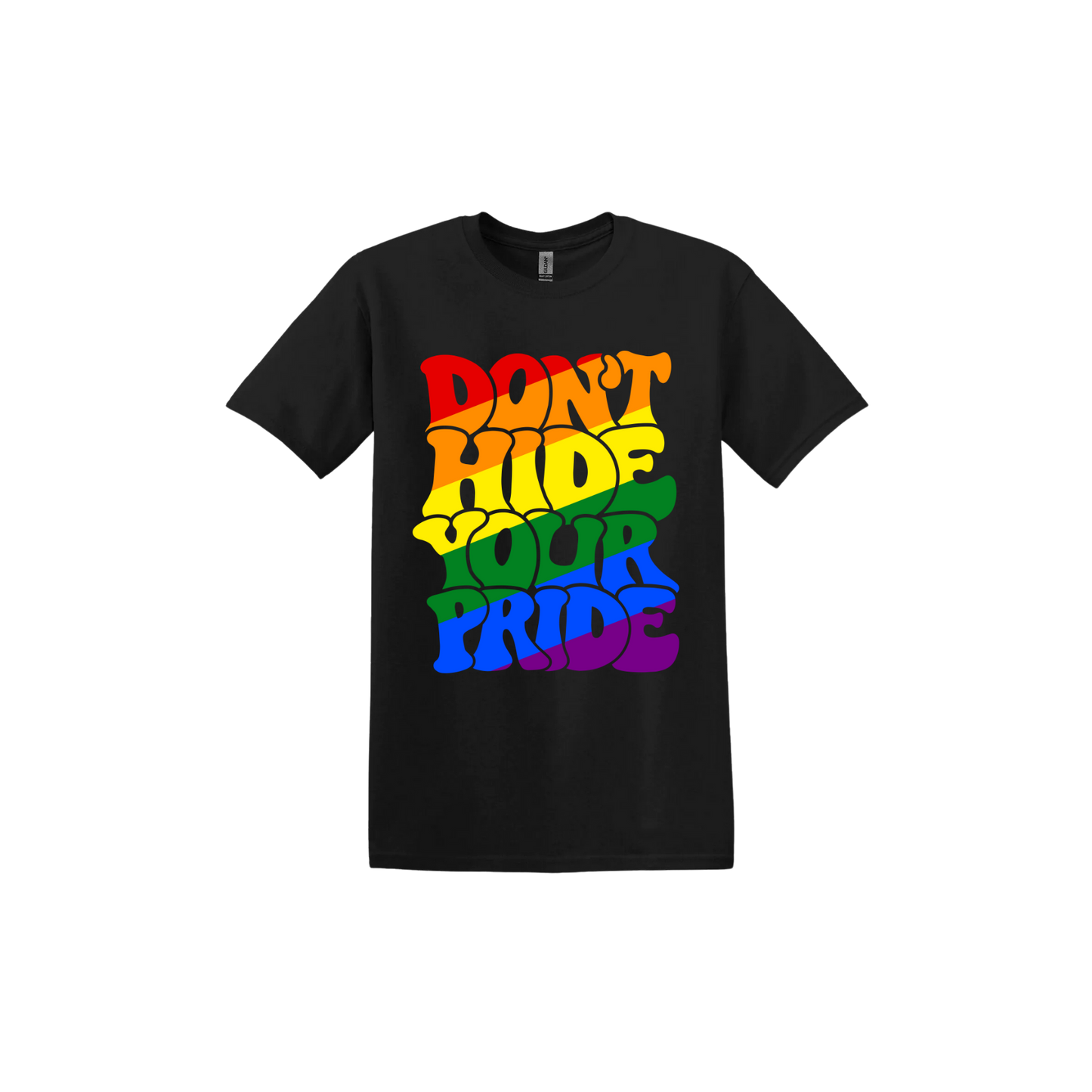 "Don't Hide Your Pride" Unisex T-Shirt