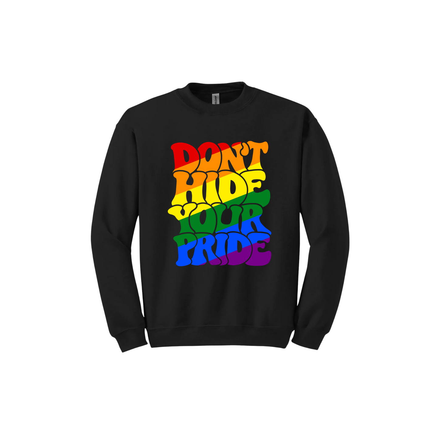 "Don't Hide Your Pride" Unisex Sweatshirt