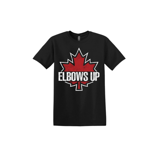 "Elbows Up" Maple Leaf Unisex T-Shirt