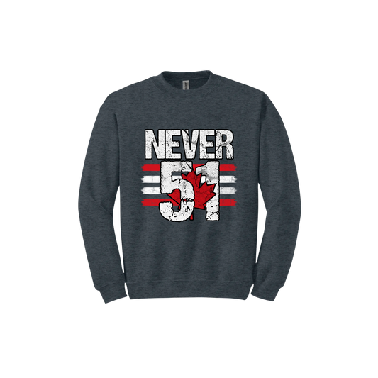 "Never 51" Unisex Sweatshirt