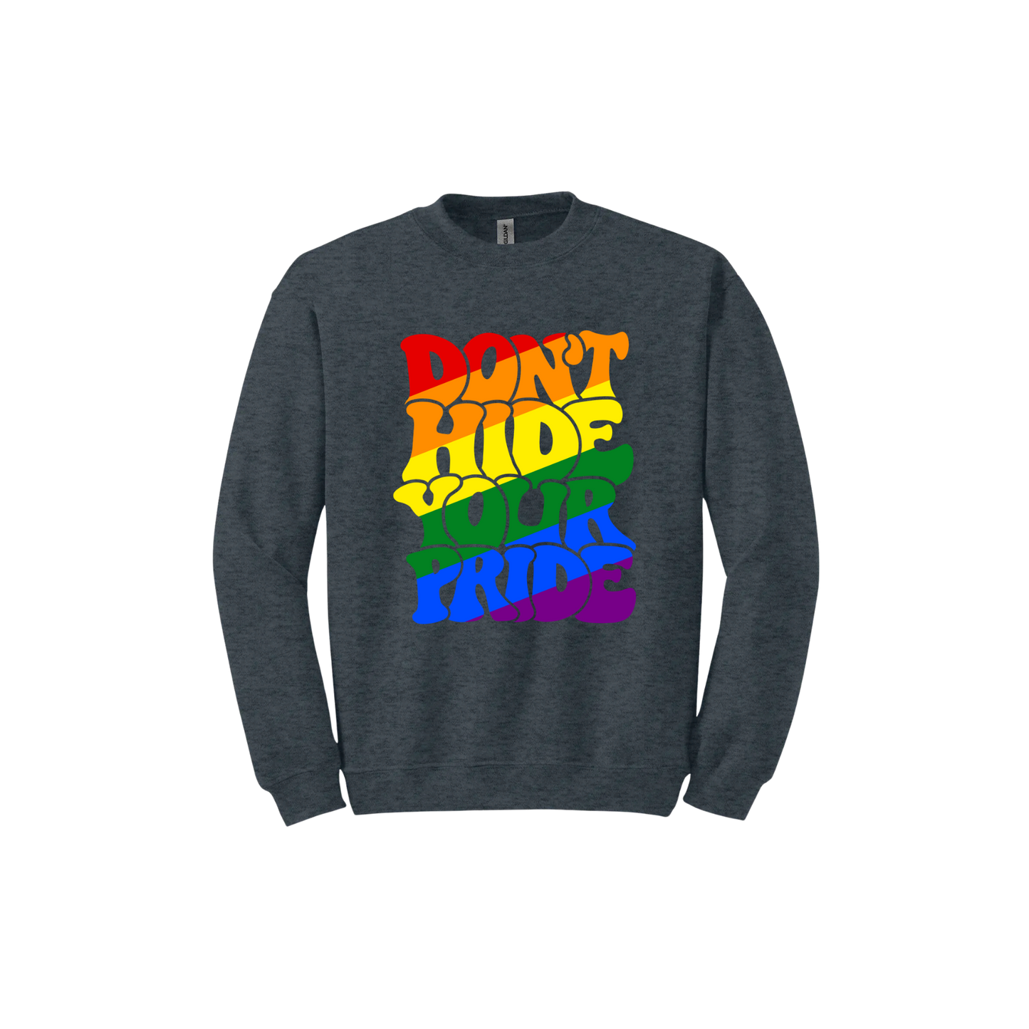 "Don't Hide Your Pride" Unisex Sweatshirt