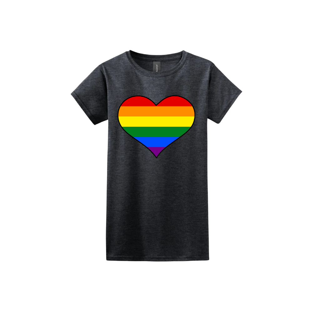 Rainbow Heart Women's T-Shirt