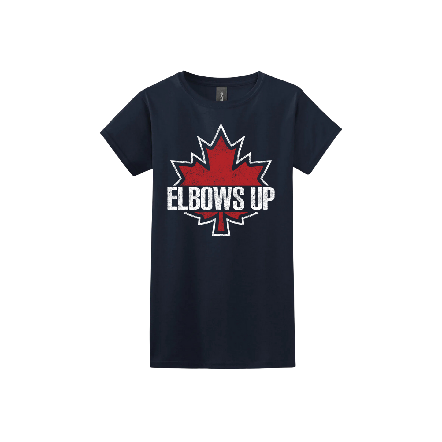 "Elbows Up" Maple Leaf Women's T-Shirt