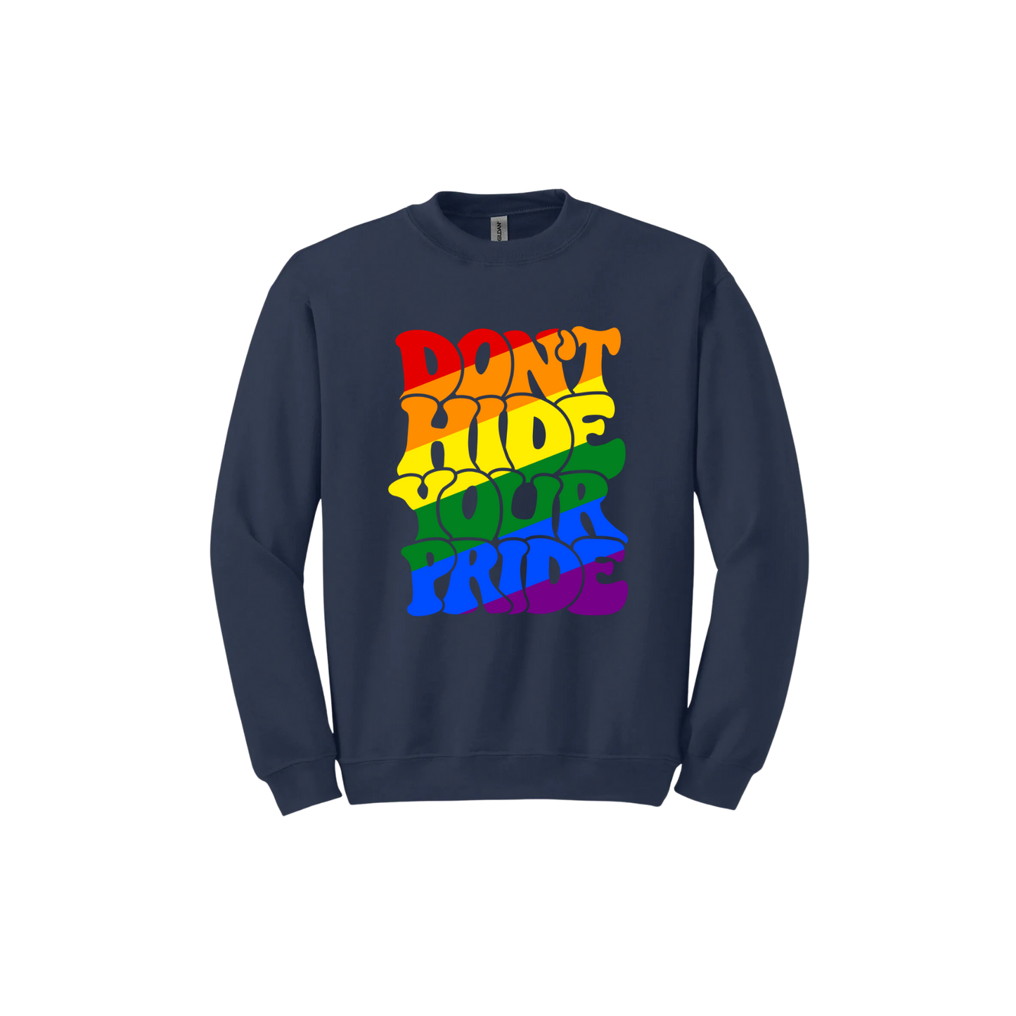 "Don't Hide Your Pride" Unisex Sweatshirt