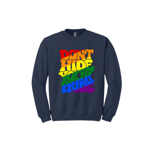 "Don't Hide Your Pride" Unisex Sweatshirt