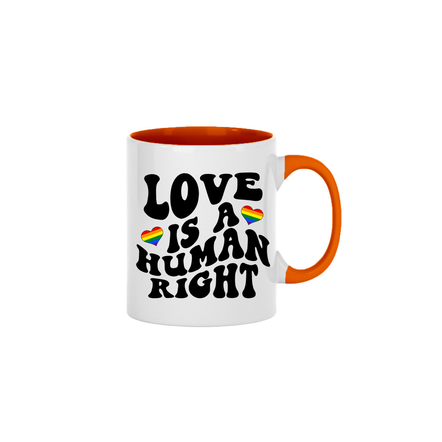 "Love is a Human Right" Mug