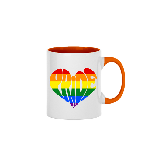 "Pride" Heart Mug