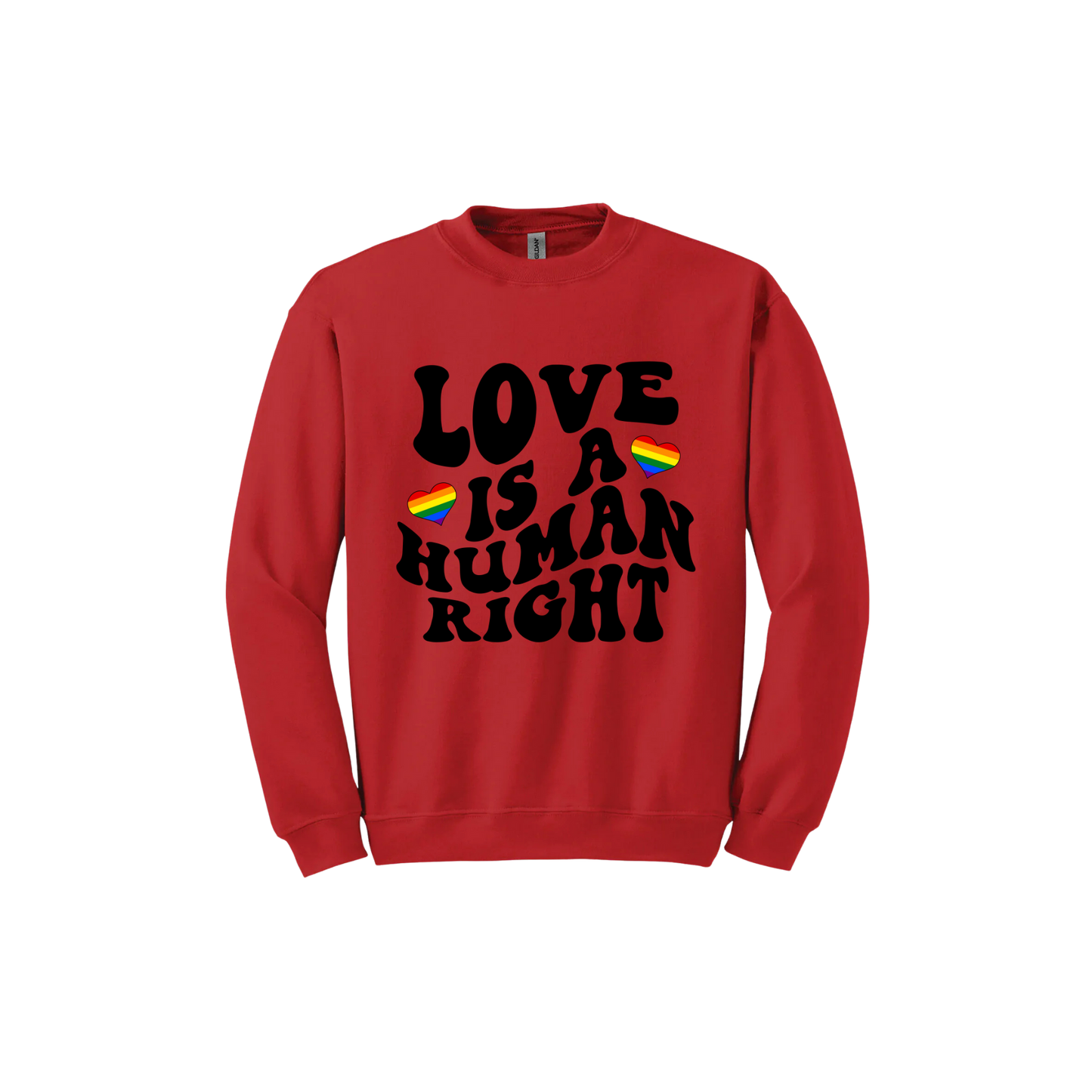 "Love is a Human Right" Unisex Sweatshirt
