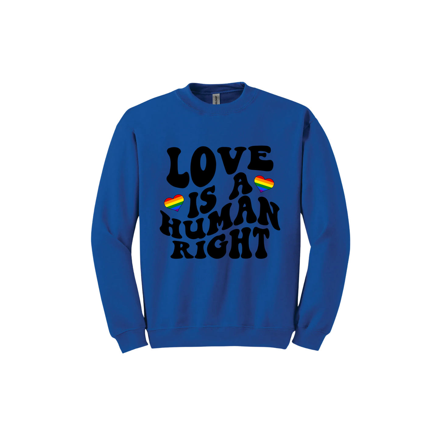 "Love is a Human Right" Unisex Sweatshirt