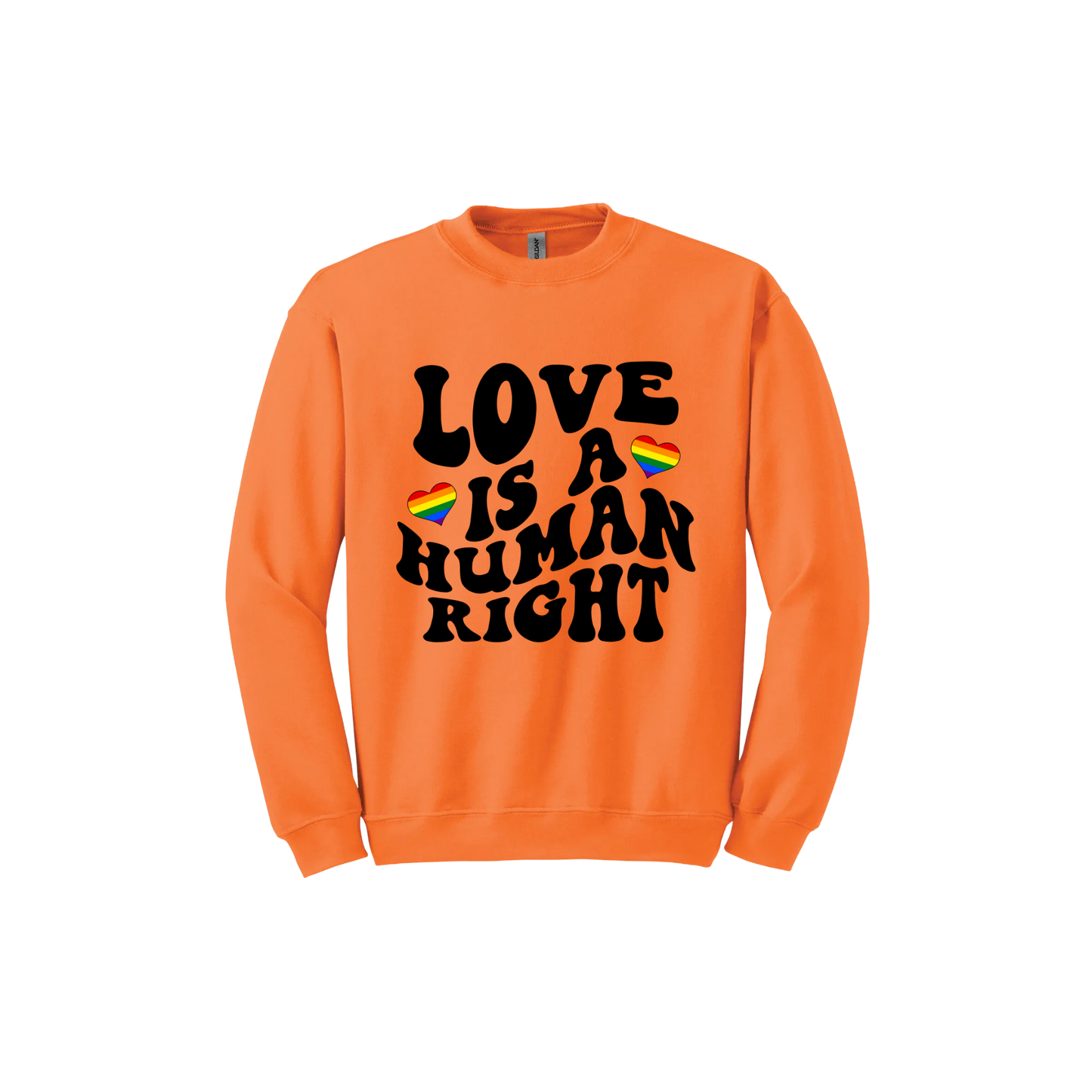 "Love is a Human Right" Unisex Sweatshirt
