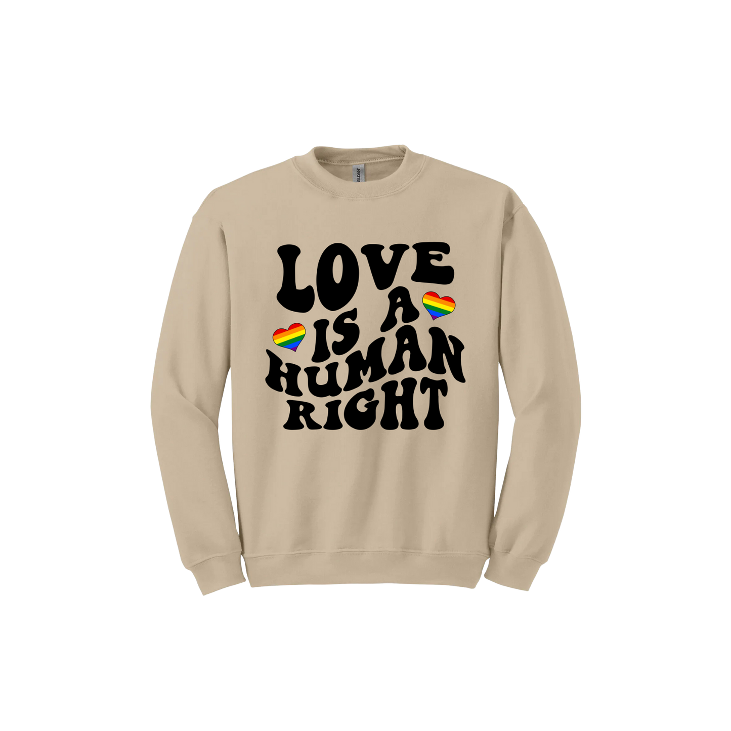 "Love is a Human Right" Unisex Sweatshirt