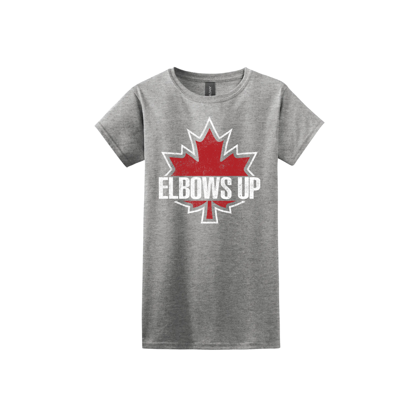 "Elbows Up" Maple Leaf Women's T-Shirt