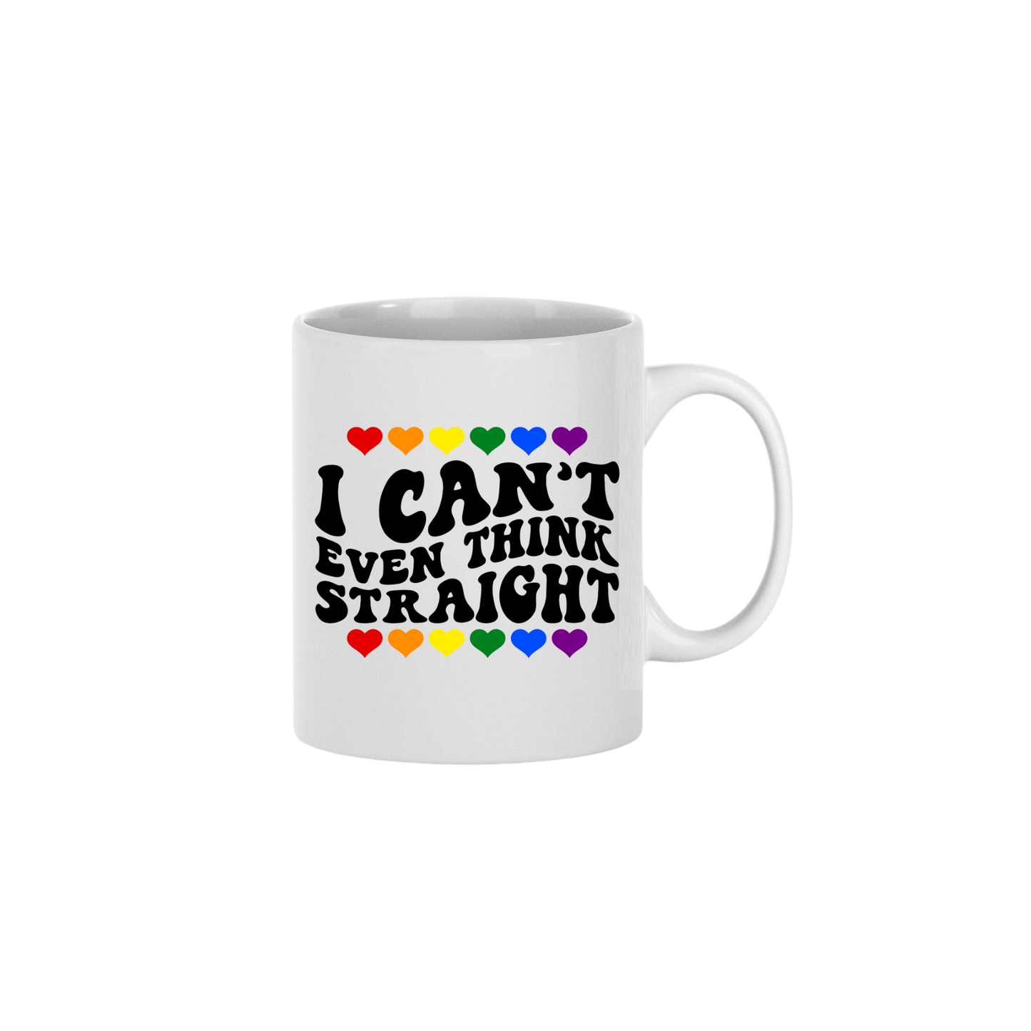 "I Can't Even Think Straight" Pride Mug
