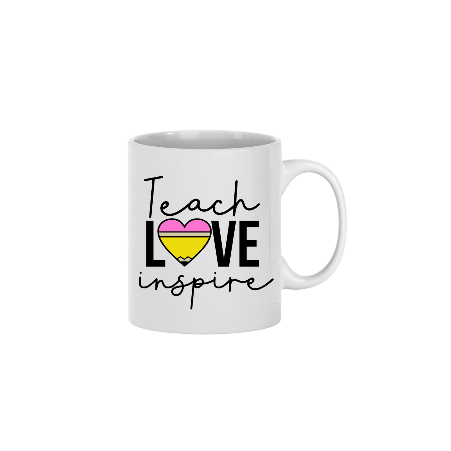 "Teach, Love, Inspire" Mug