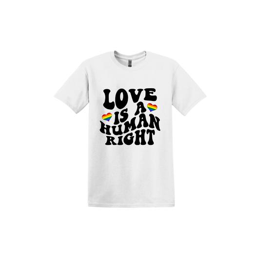 "Love is a Human Right" Unisex T-Shirt