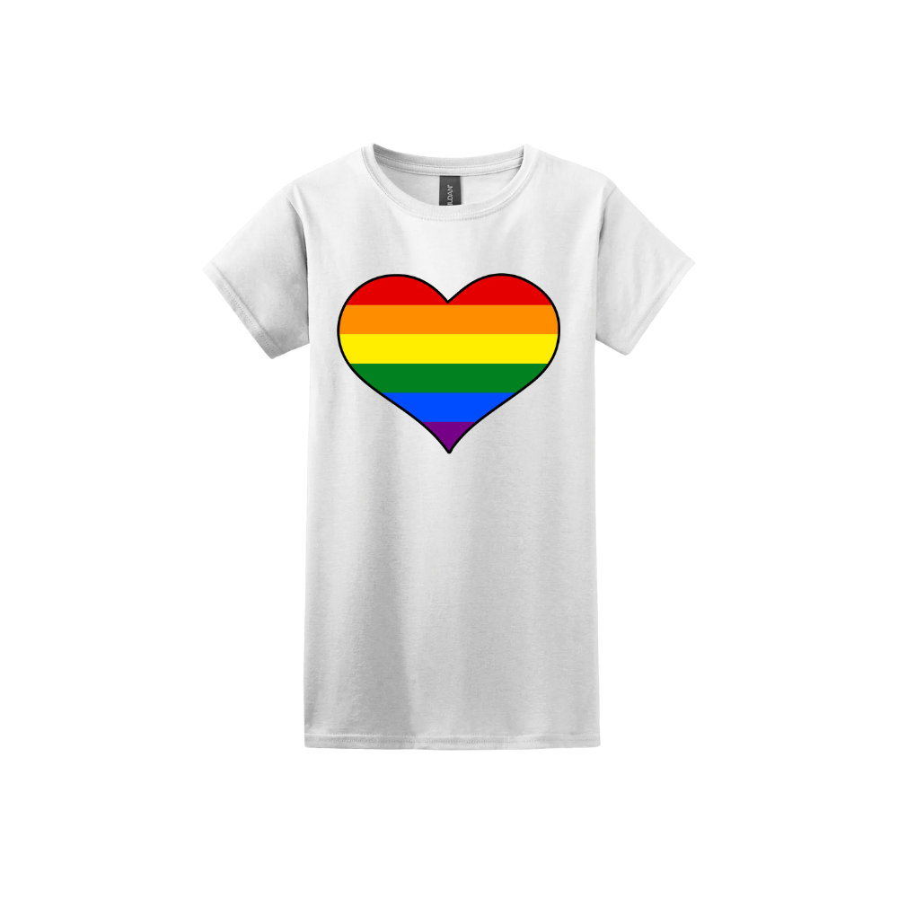 Rainbow Heart Women's T-Shirt